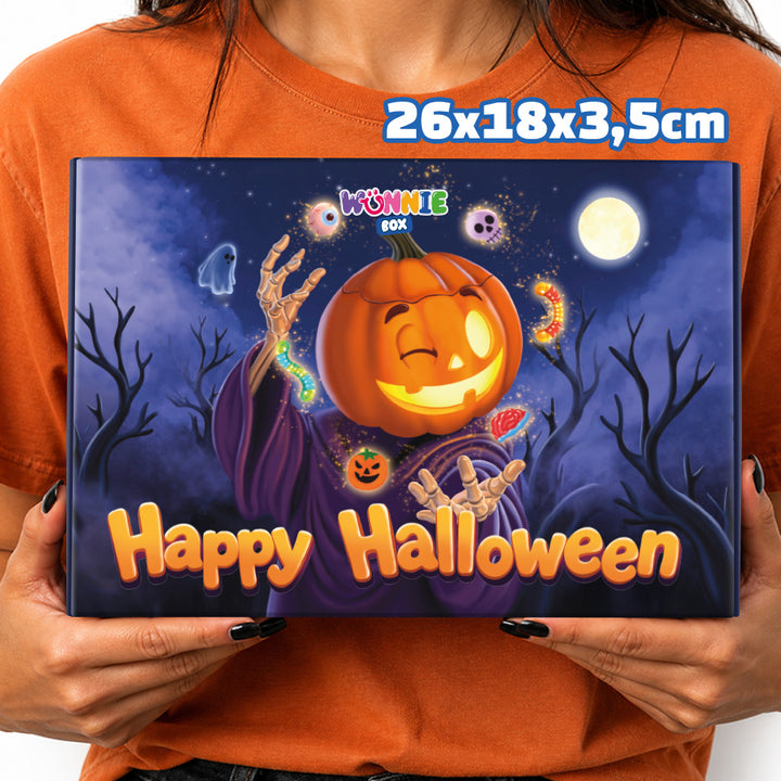 Wunnie box “Happy Halloween”, scatola di caramelle gommose da 900g
