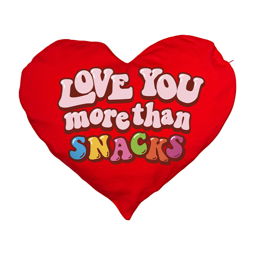 Valentine’s Heart XXL, coussin en forme de cœur avec 80 snacks sucrés et salés surprises 