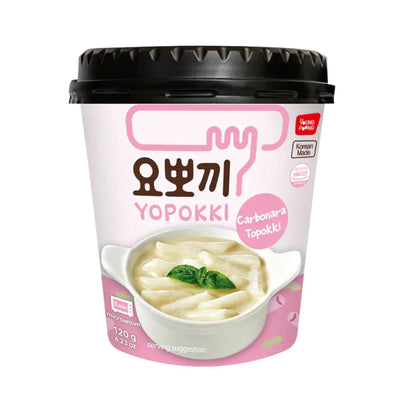 Confezione da 30, Yopokki Carbonara Topokki da 120g.