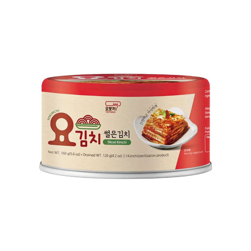 Confezione da 24, Yopokki Yokimchi Sliced Kimchi, kimchi già pronto e affettato da 160g.