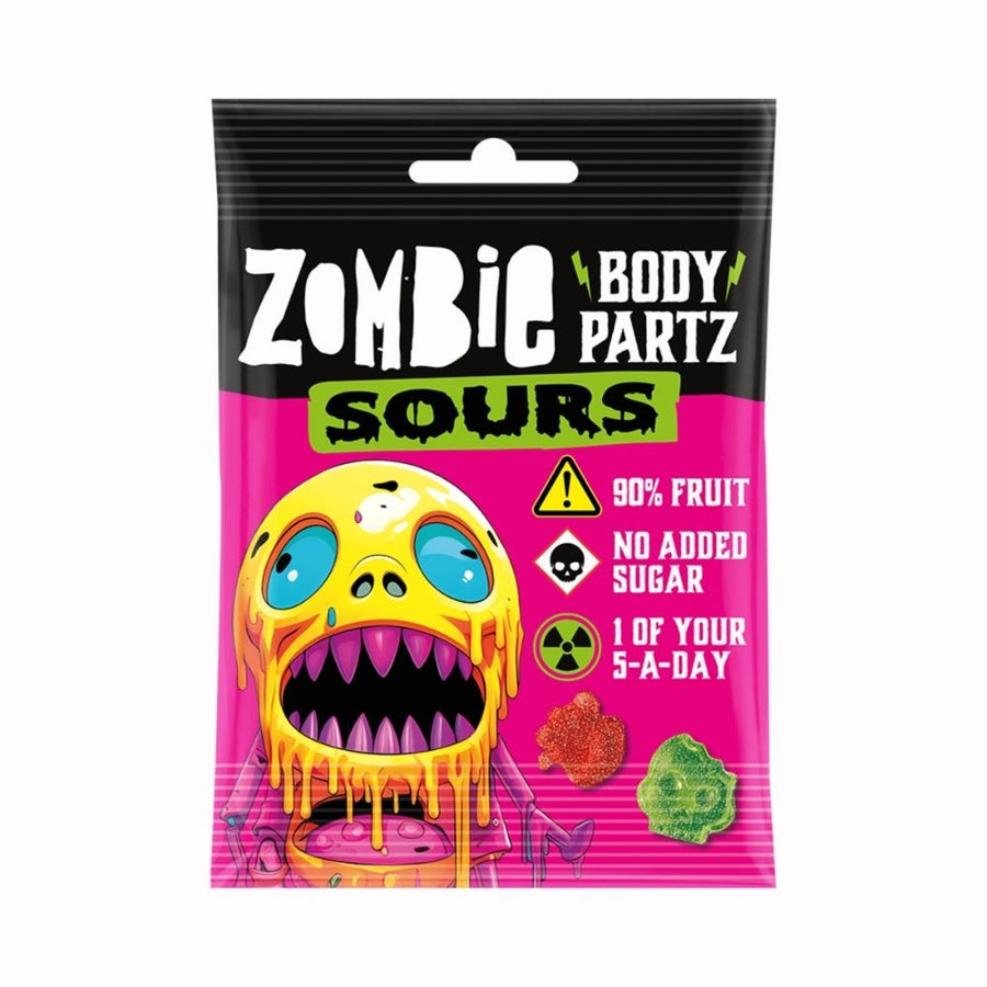 Confezione da 12, Zombie Body Partz Sours da 35g.