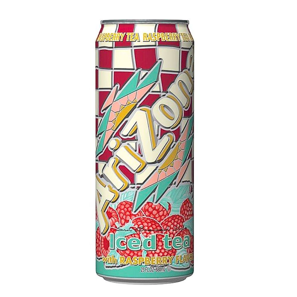 Confezione da 680ml di tè ai lamponi Arizona Raspberry Iced Tea