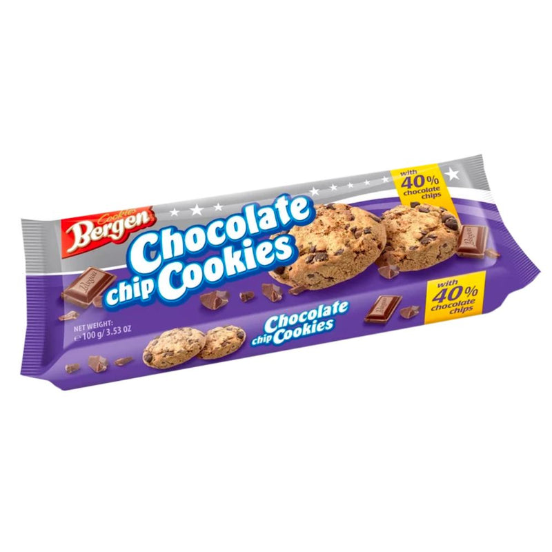 Confezione da 40 di biscotti con gocce di cioccolato Cookies Bergen Chocolate Chip Dark