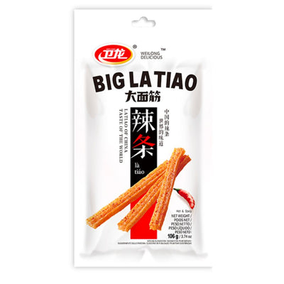Confezione da 60, strisce a base di frumento da 106g Big La Tiao.
