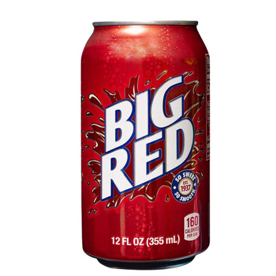 Confezione da 12, bevanda analcolica frizzante da 355ml Big Red.