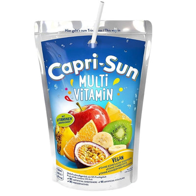 Confezione da 200ml di bevanda alla frutta Capri sun Multi Vitamin