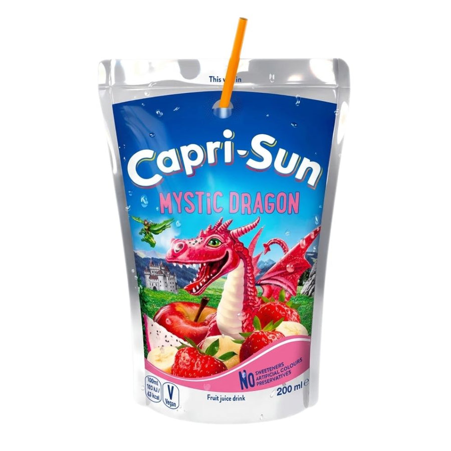 Capri Sun Mystic Dragon, bevanda alla frutta da 200ml (confezione da 10)