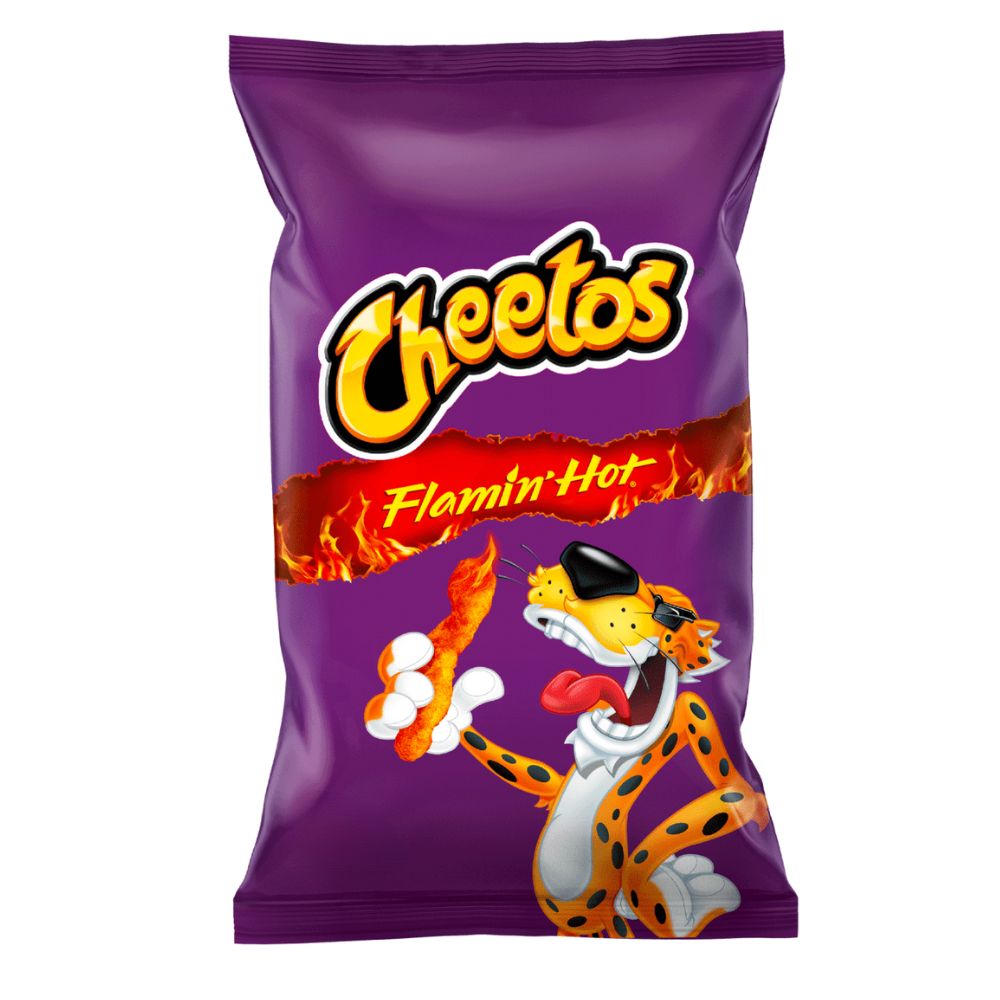 Confezione da 20 di bastoncini di mais al formaggio Cheetos Flamin Hot
