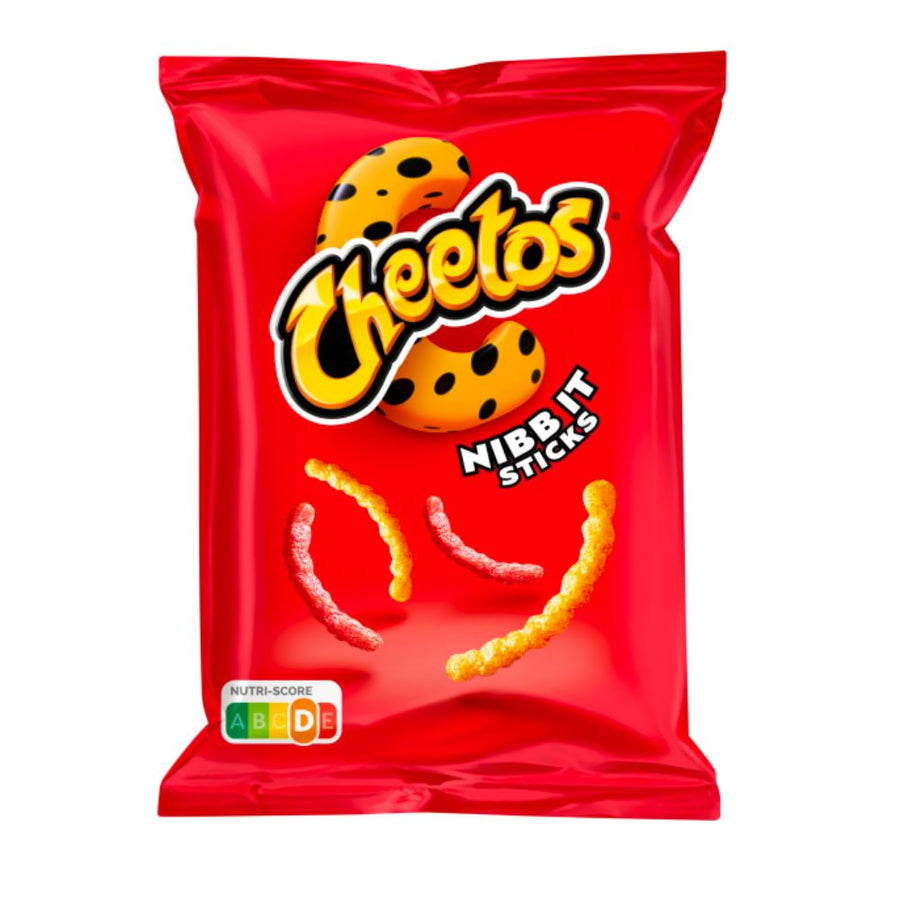 Confezione da 27g di patatine al formaggio Cheetos Nibbit Sticks