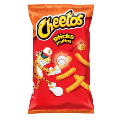 Confezione da 96g di bastoncino di mais al formaggio e ketchup Cheetos Sticks