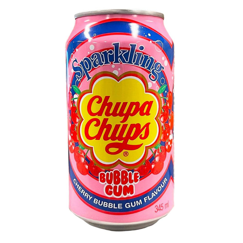Confezione da 345ml di bevanda alla ciliegia Chupa Chups Cherry Bubble Gum