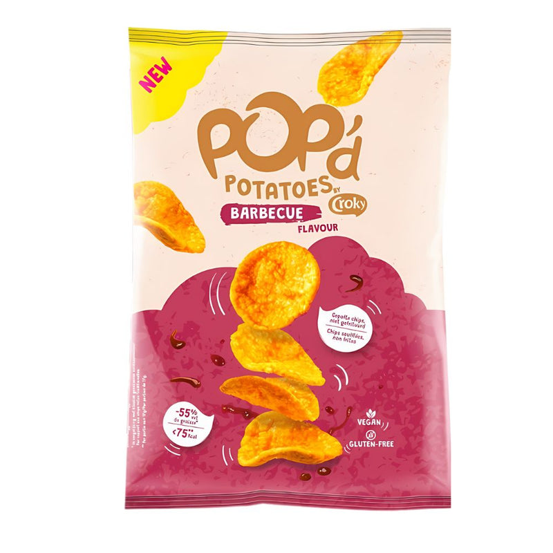 Confezione da 21, patatine al gusto di barbecue da 23g Croky.
