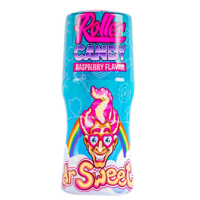 Dr. Sweet Roller Candy Raspberry Flavour, caramella roll al lampone da 40g (confezione da 15)