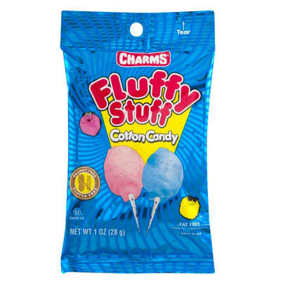 Confezione da 28g di zucchero filato Charms Fluffy Stuff Candy Floss