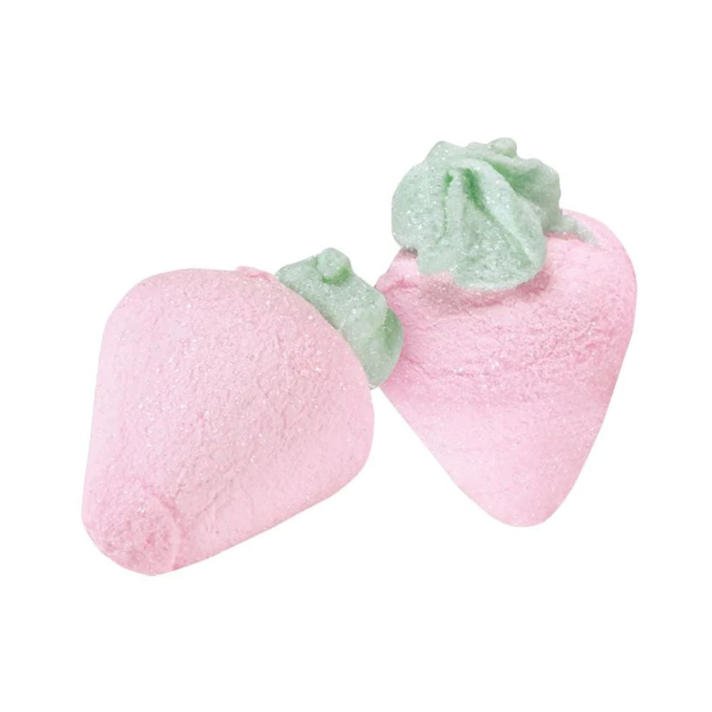 Marshmallow Jelly Fresas, malvaviscos con forma de fresas rellenas de gelatina de 1kg 