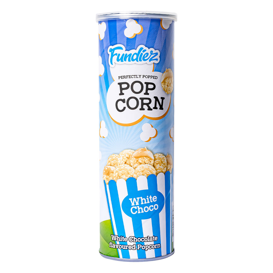 Confezione da 20, popcorn rivestiti di cioccolato bianco da 70g Fundiez.