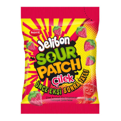 Confezione da 24, jelibon Sour Patch Cilek da 80g.
