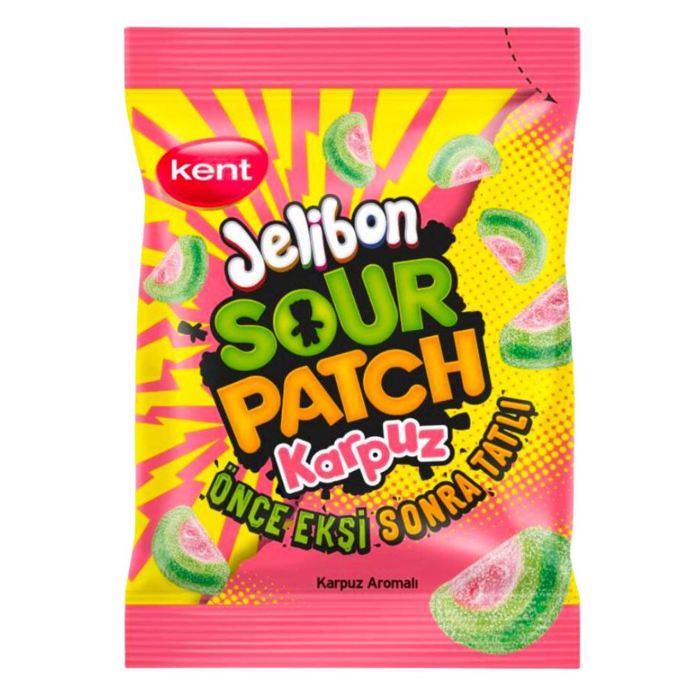 Confezione da 24, Jelibon Sour Patch Watermelon da 80g.