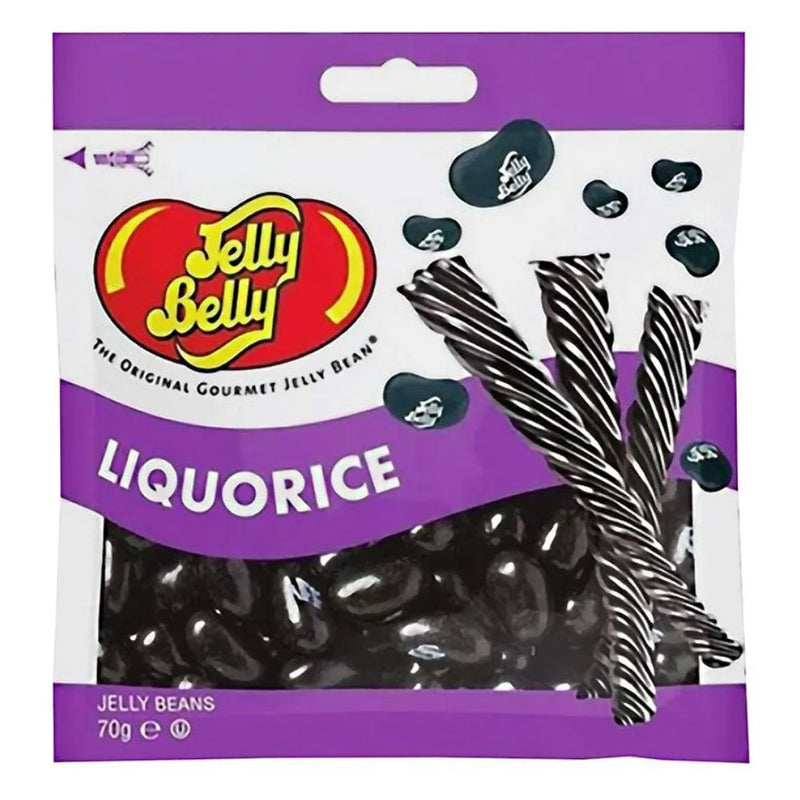 Confezione da 70g di caramelle alla liquirizia Jelly Belly Liquorice