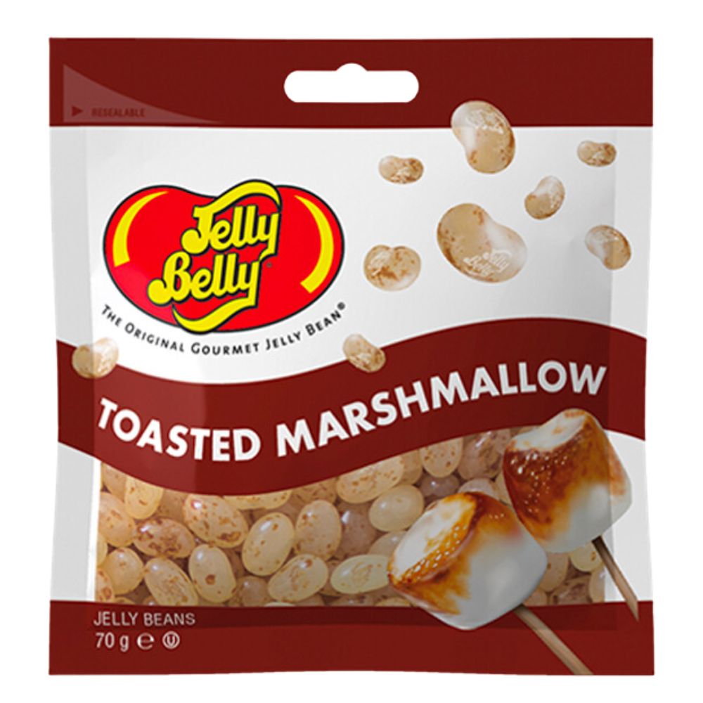 Confezione da 70g di caramelle al gusto di marshmallow Jelly Belly Toasted Marshmallow