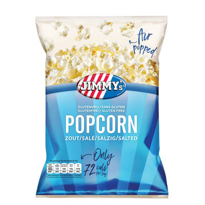 Confezione da 17g di popcorn al sale Jimmy's Popcorn Salty