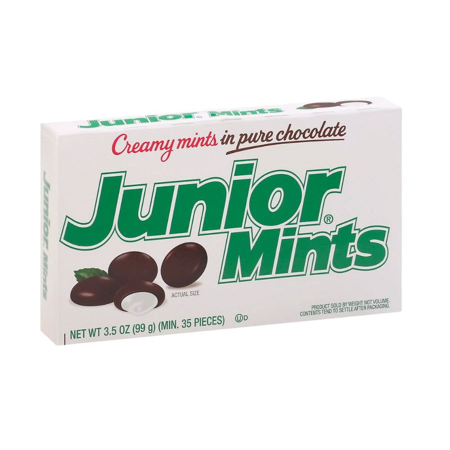 Confezione da 12, cioccolatini al gusto di menta da 99g Junior Mints.