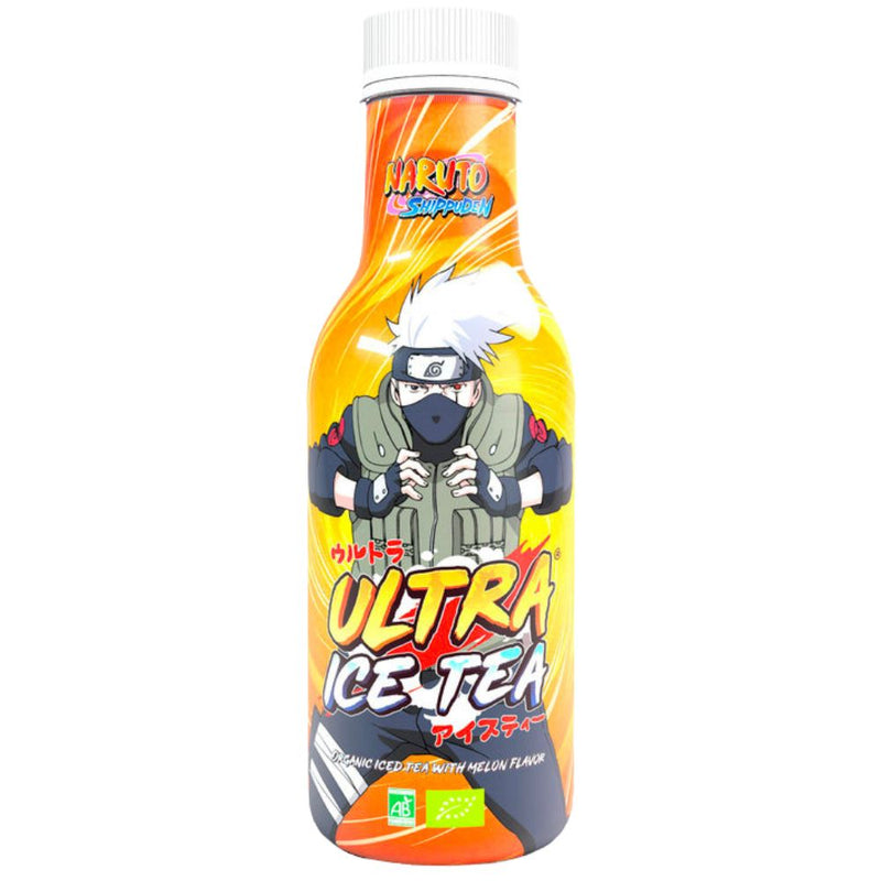 Confezione da 500ml di tè nero al gusto di melone Naruto Ultra Ice Tea Kakashi