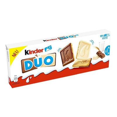 Confezione da 150g di biscotti ricoperti di cioccolato Kinder Duo