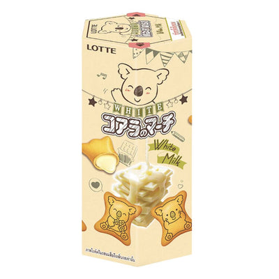 Confezione da 6, Koala's March White Milk 37g.