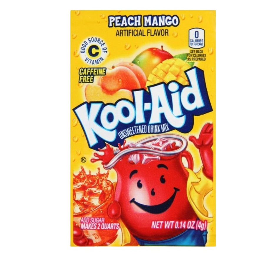 Confezione da 48, preparato per bevanda alla pesca e mango da 4g Kool-Aid.