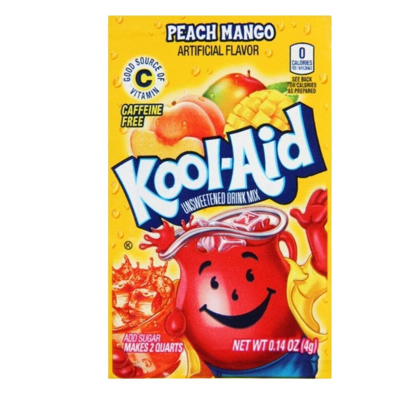 Confezione da 48, preparato per bevanda alla pesca e mango da 4g Kool-Aid.