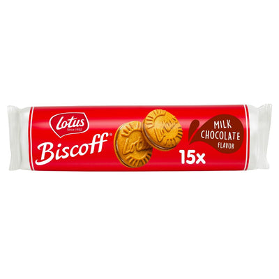 Confezione da 9, biscotti con crema al gusto di cioccolata 150g Lotus.