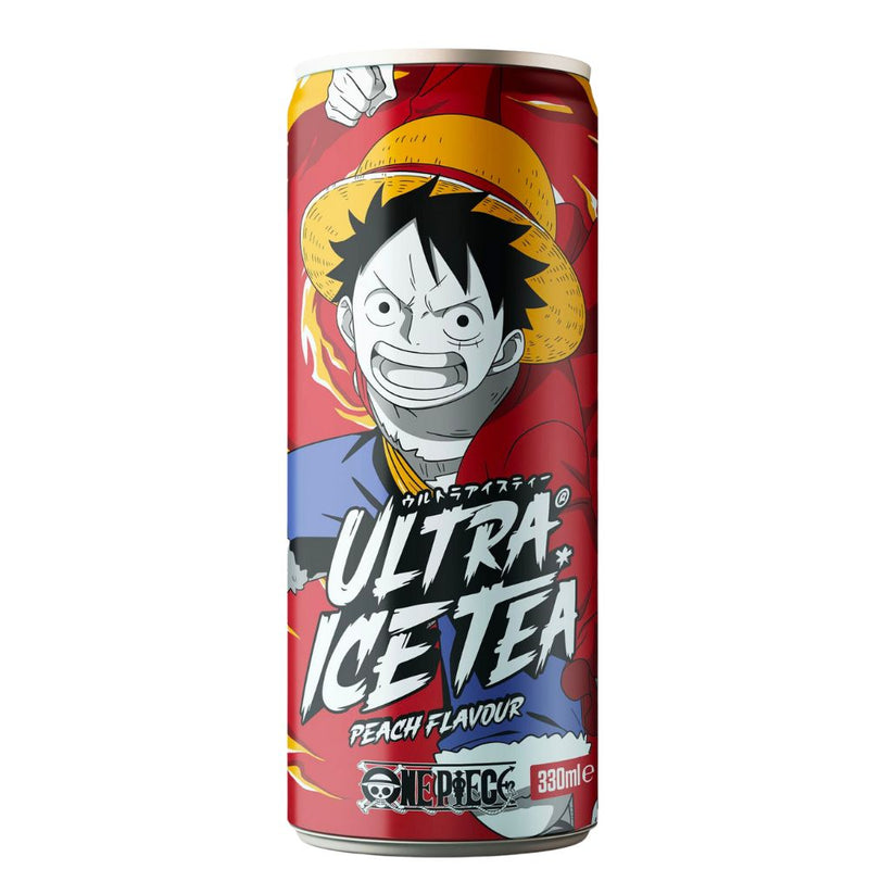 Confezione da 330ml di tè alla pesca One Piece Ultra Ice Tea Luffy