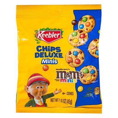 Confezione da 3O, biscotti con M&M's da 45g Keebler.