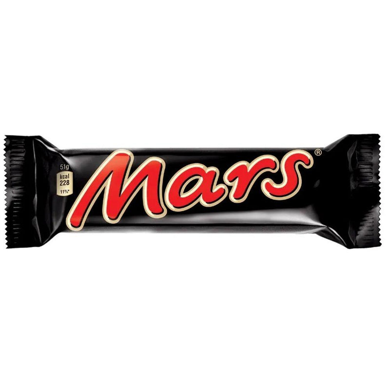 Confezione da 32, barretta di cioccolato con caramello da 51g Mars.