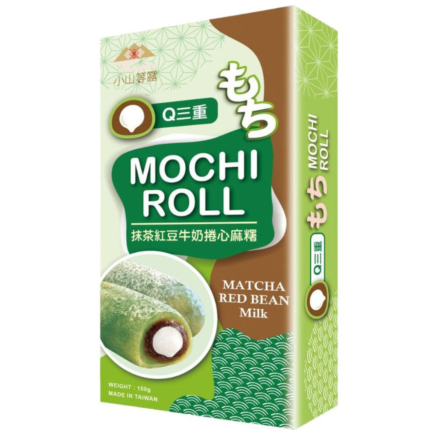Confezione da 24, rotolo di mochi al gusto di matcha e fagioli rossi da 150g Yi Xi Food.