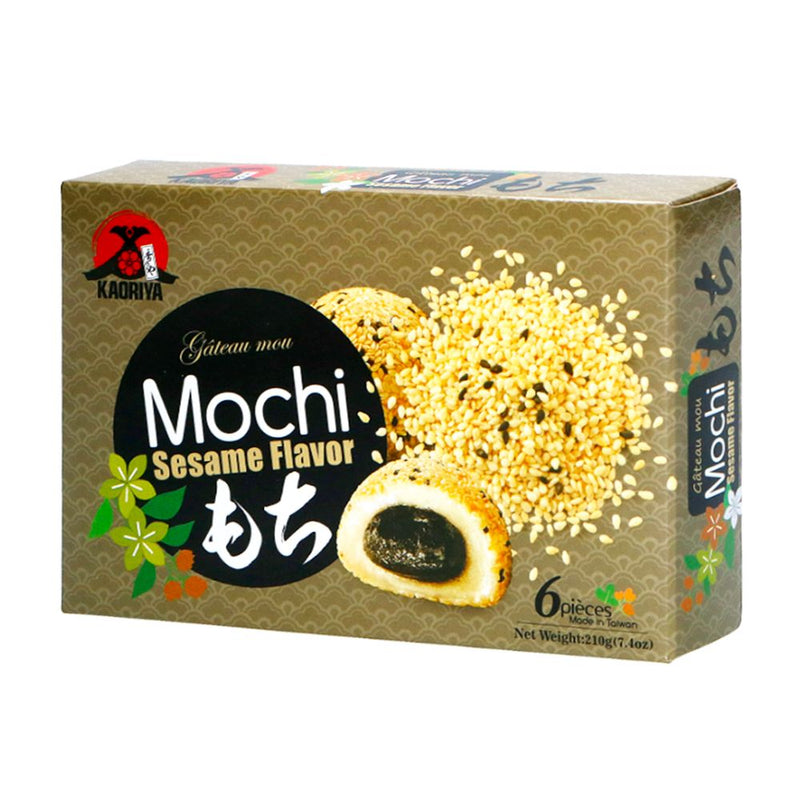 Confezione da 24, mochi al gusto di sesamo da 210g Kaoriya.