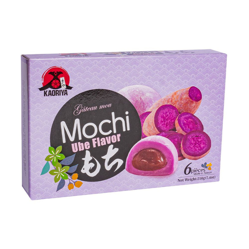 Confezione da 24, mochi al gusto di ube da 210g Kaoriya.