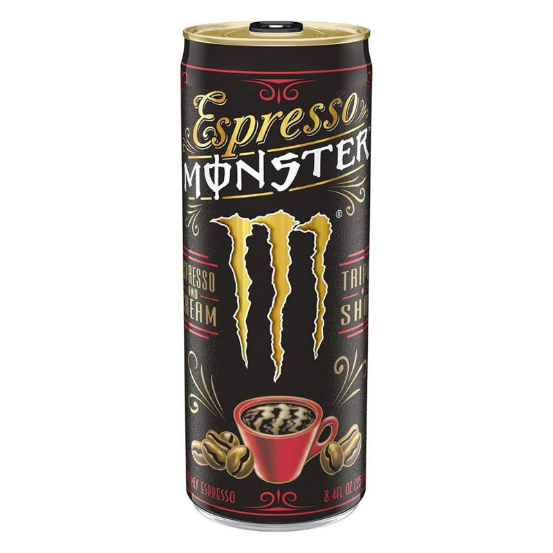 Confezione da 250ml di energy drink Monster Espresso Energy Coffee Milk