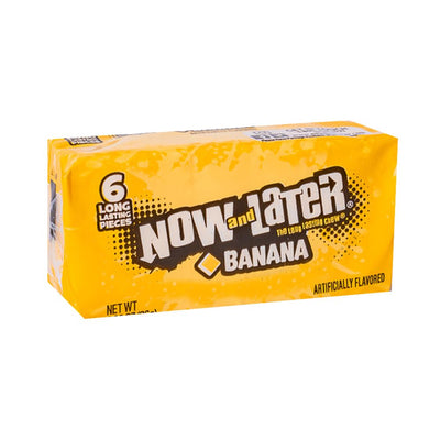 Confezione da 24, caramelle al gusto di banana da 26g Now And Later.