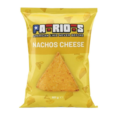 Confezione da 60g di nachos al formaggio Patriots Nachos Cheese