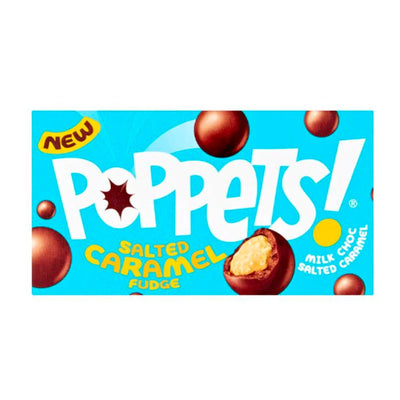 Confezione da 36, cioccolatini ripieni di caramello salato da 40g Poppets.