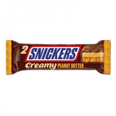 Confezione da 36g di barretta al cioccolato e burro d'arachidi Snickers Creamy Peanut Butter