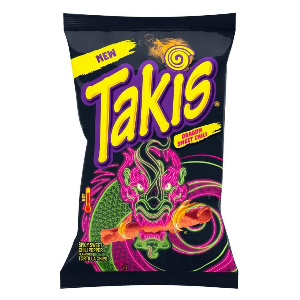 Takis Dragon Sweet Chili - riccioli di tortillas al peperoncino dolce ...