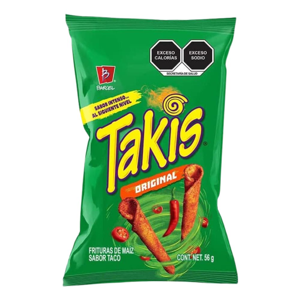 Confezione da 48 pezzi di Takis Original da 56g.