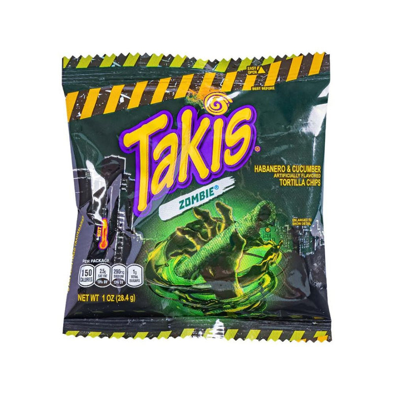 Confezione da 54, tortilla di mais fritto gusto peperoncino e cetriolo da 28g Takis.