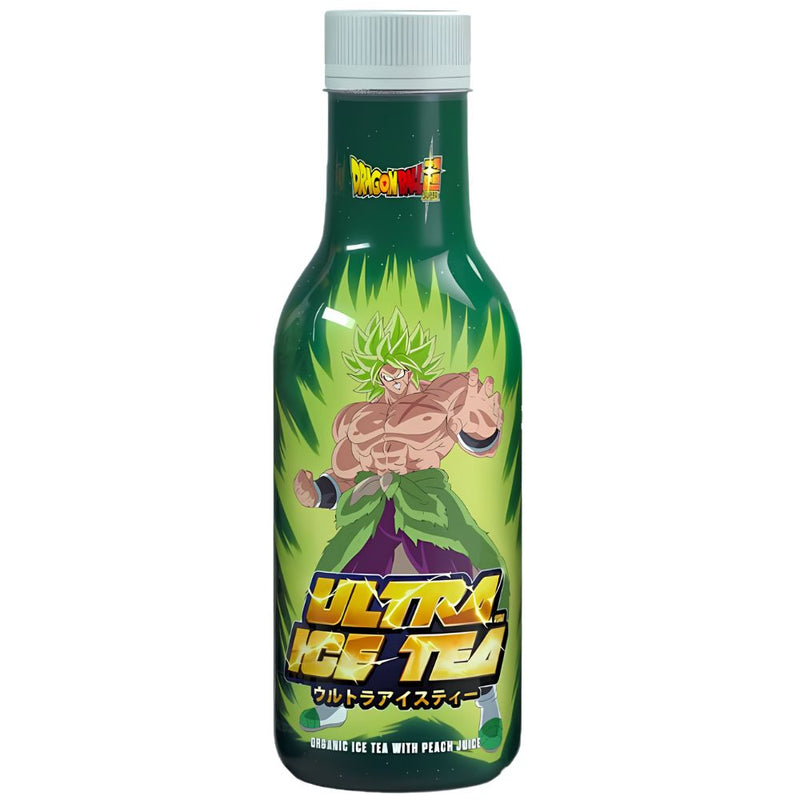 Confezione da 12, iced tea al gusto di pesca da 500ml Super Broly.