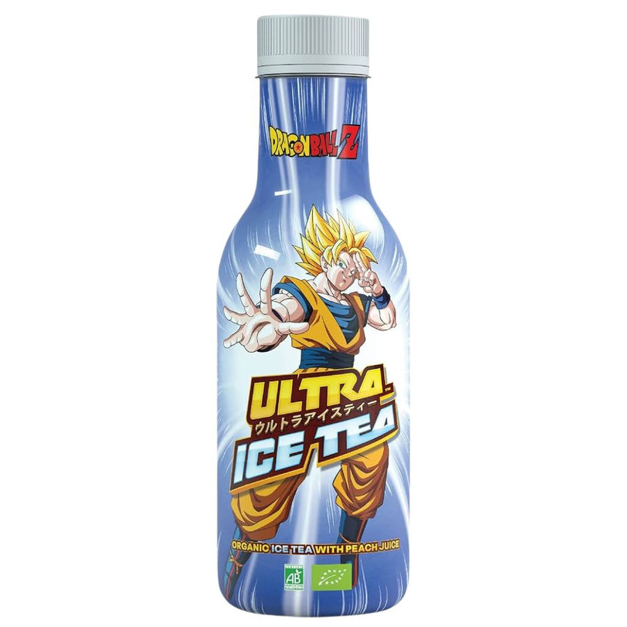 Confezione da 12, iced tea al gusto di pesca da 500ml Goku.