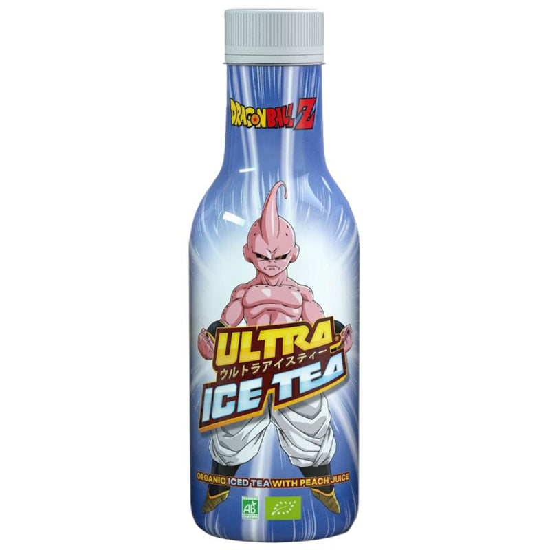 Confezione da 12, iced tea al gusto di pesca da 500ml Majin Buu.