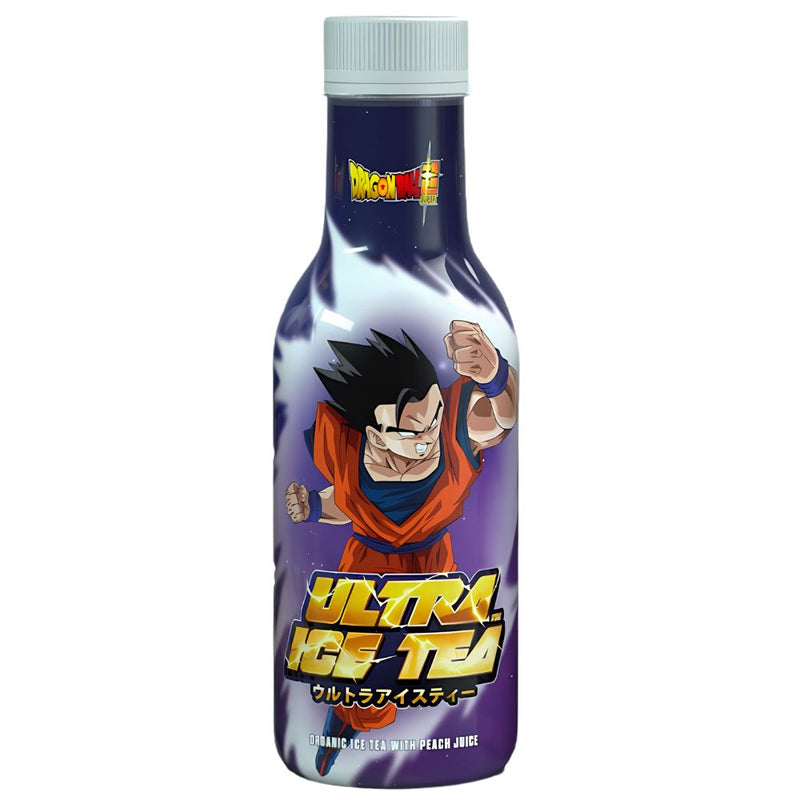 Confezione da 12, iced tea alla pesca da 500ml Super Gohan.